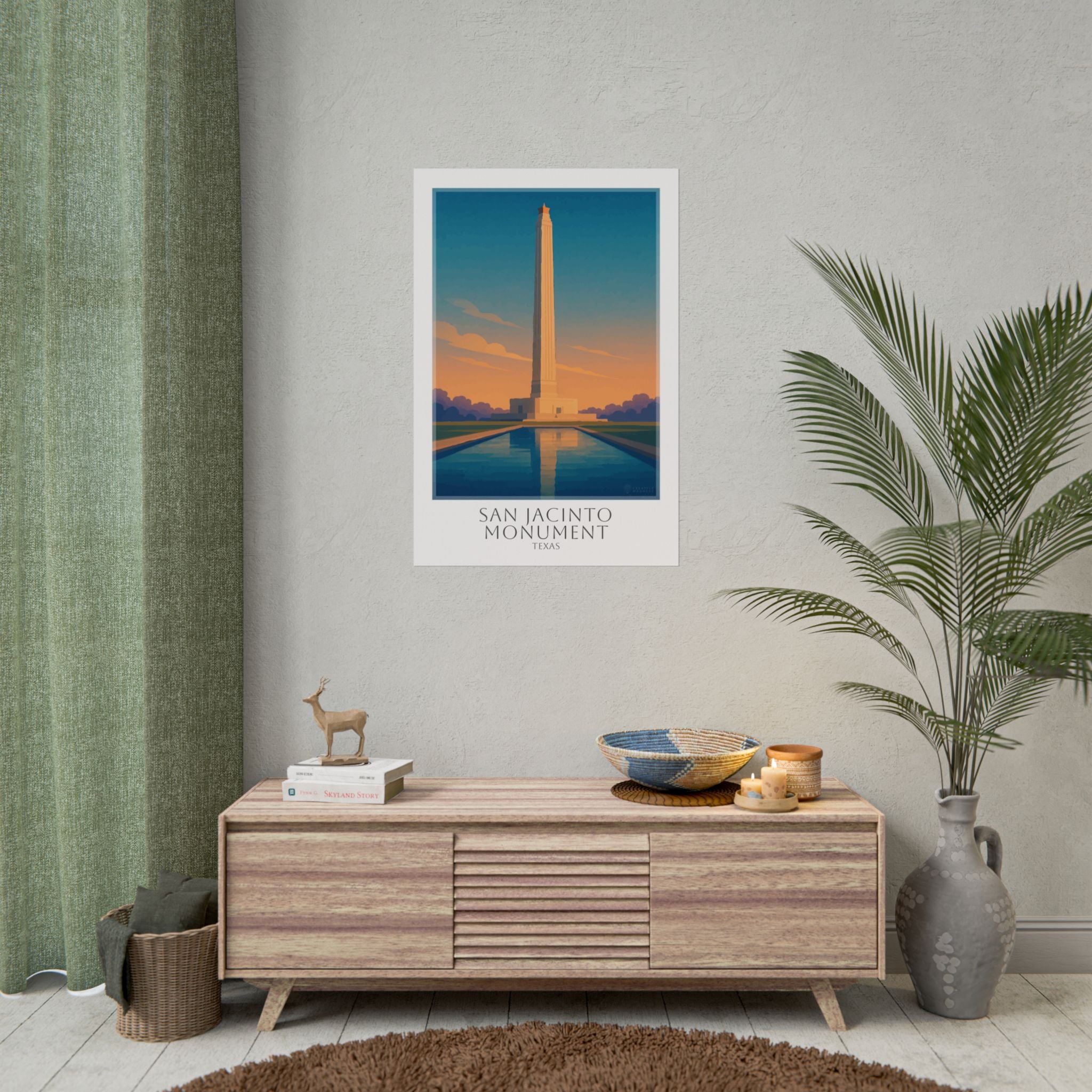 San Jacinto Travel Poster