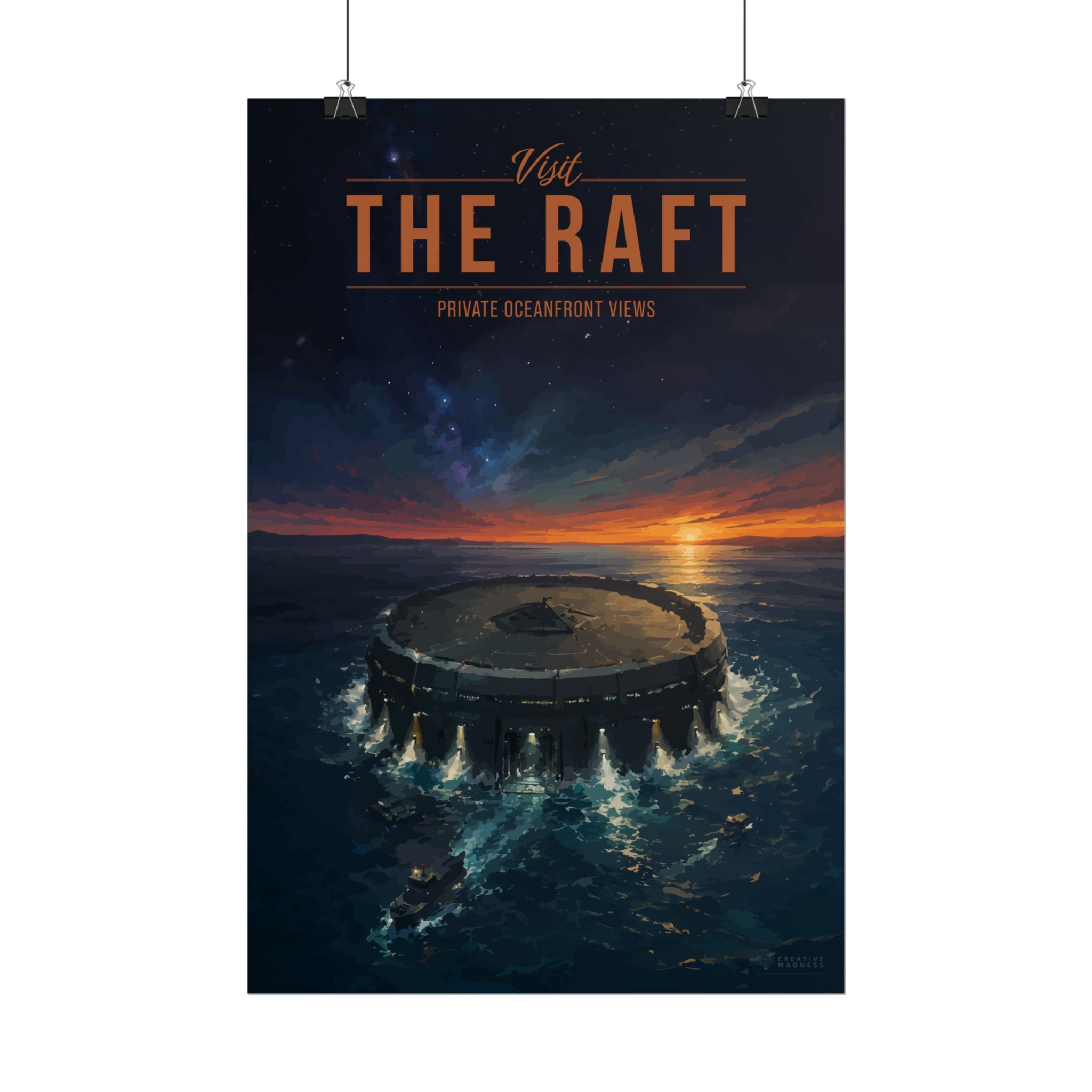 The Raft Travel Poster