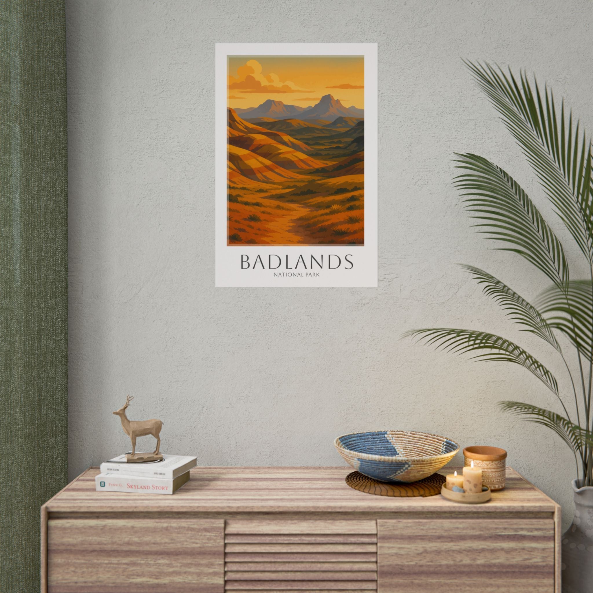 BADLANDS * Travel Poster * National Park Wall Art