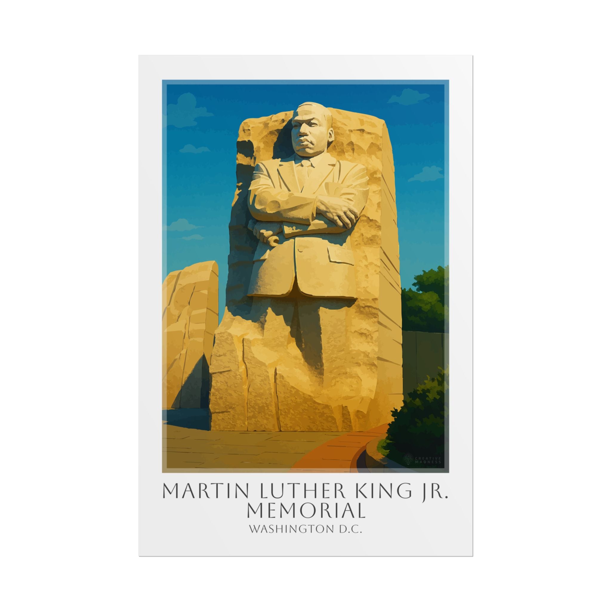 Mlk Jr Memorial Travel Poster
