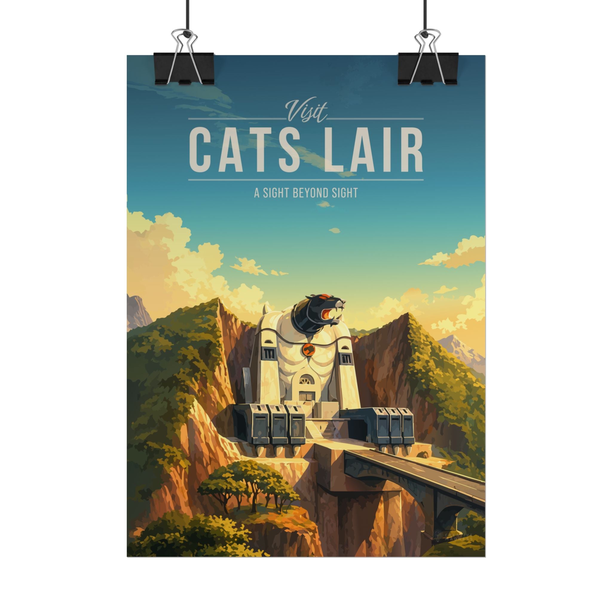 Cat'S Lair Travel Poster