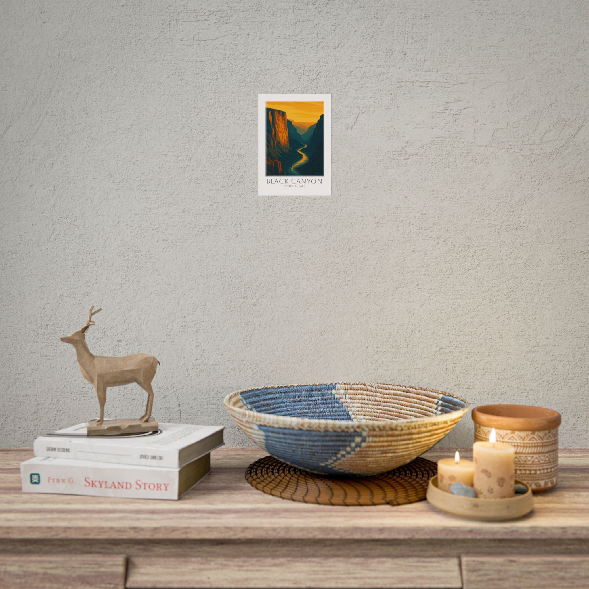 BLACK CANYON * Travel Poster * National Park Wall Art