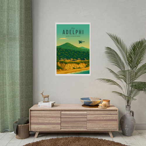 Adelphi Travel Poster