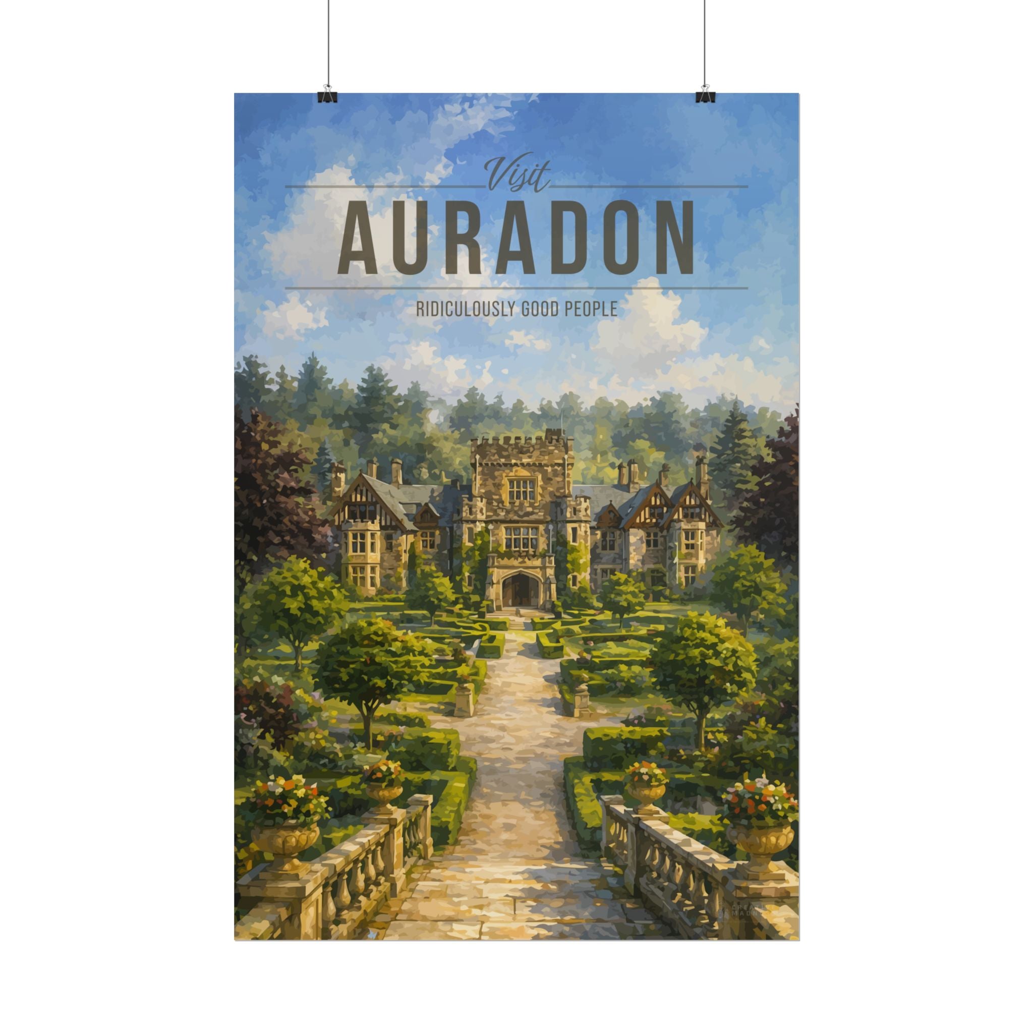 Auradon Travel Poster