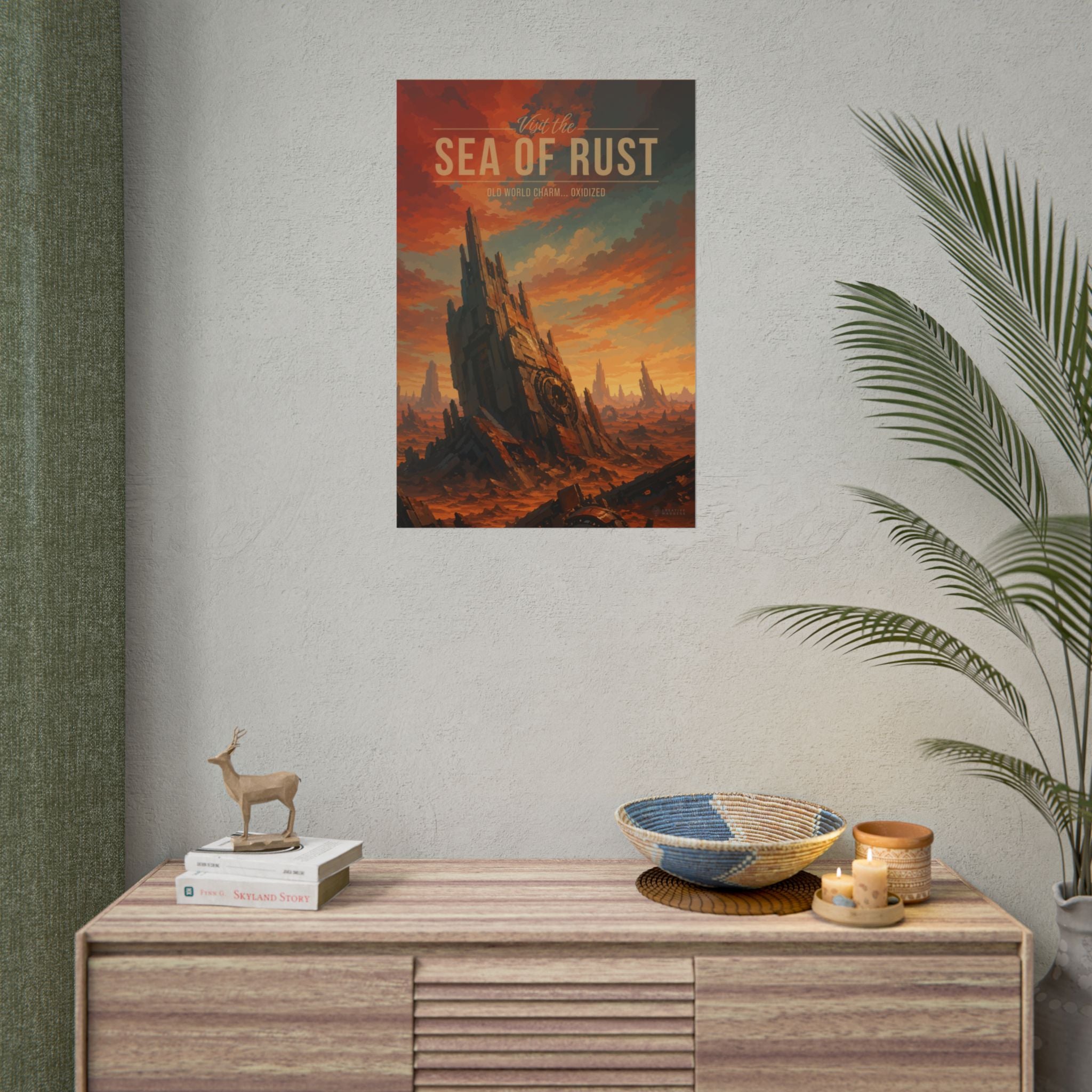 Sea Of Rust Travel Poster