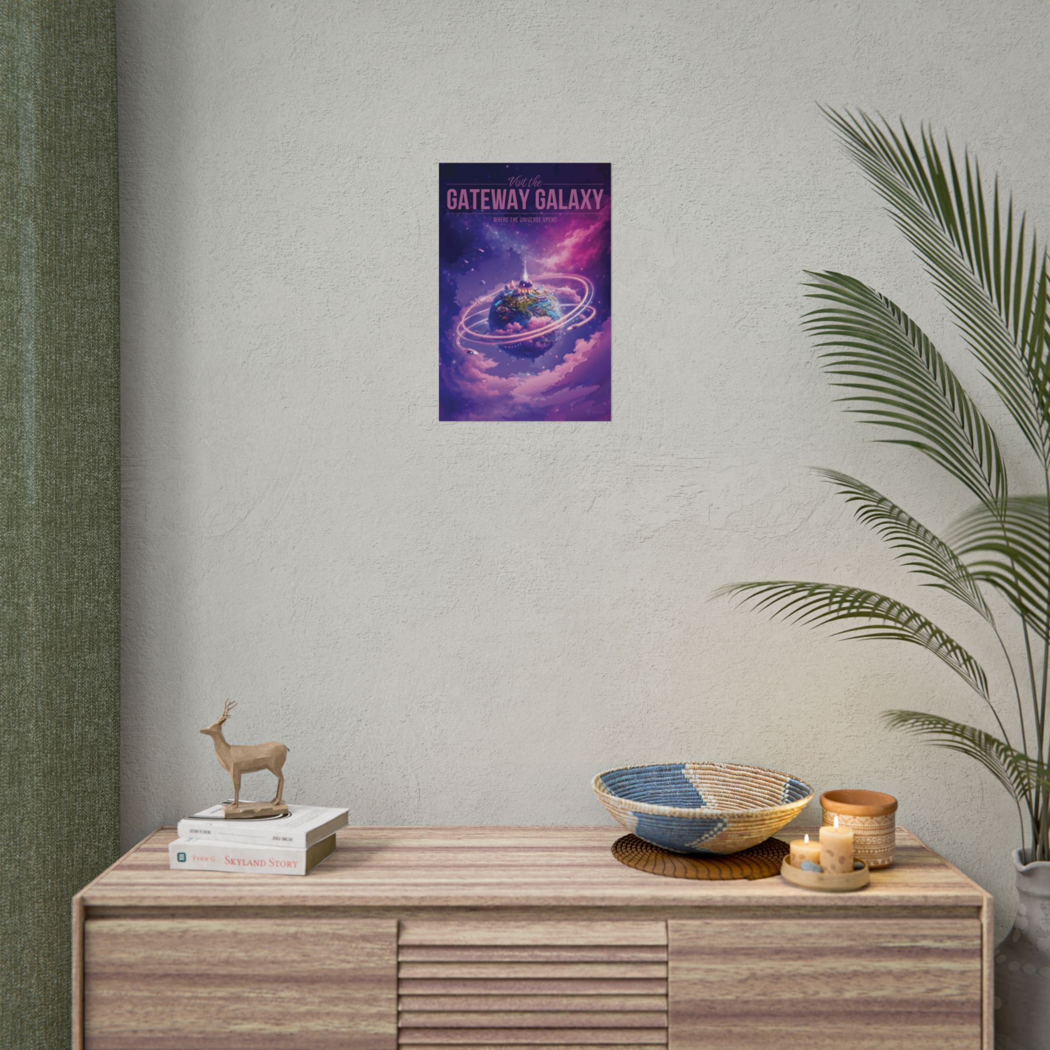 Gateway Galaxy Travel Poster