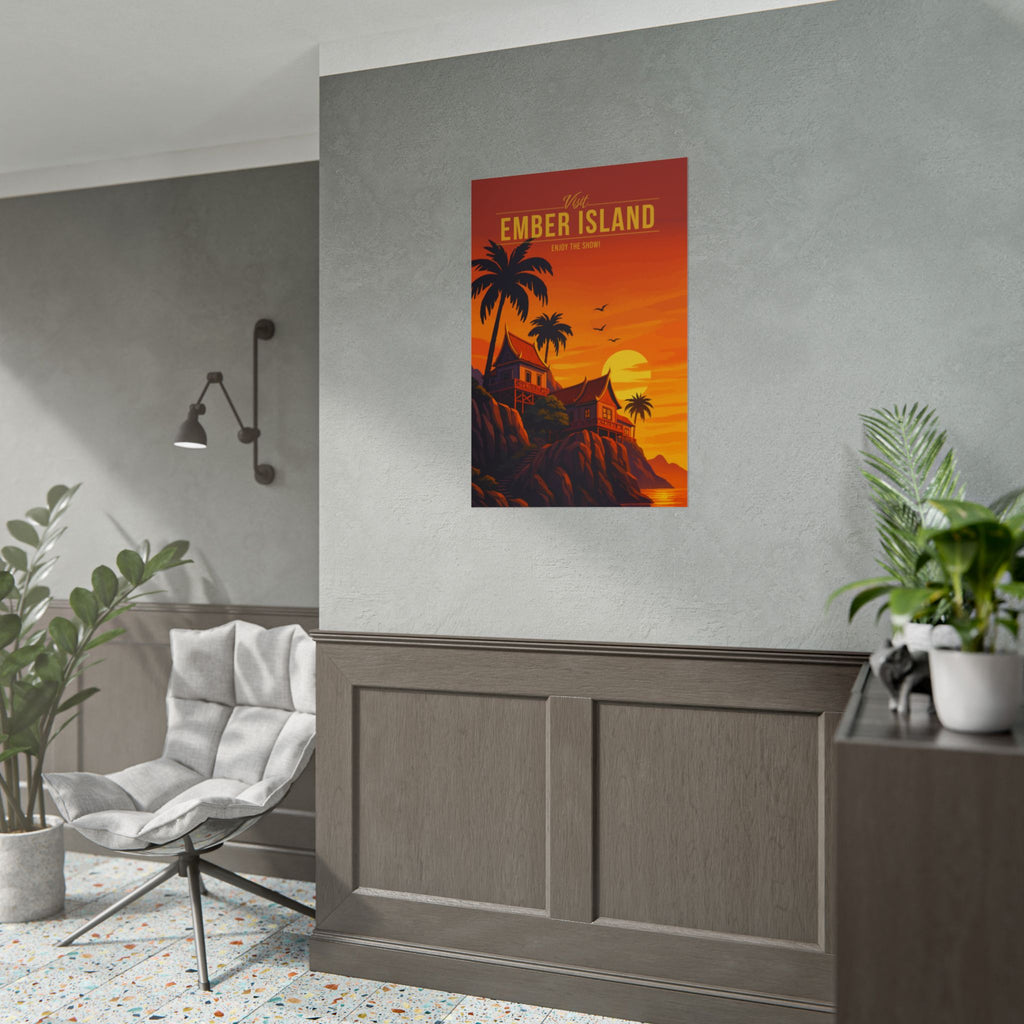 Ember Island Travel Poster