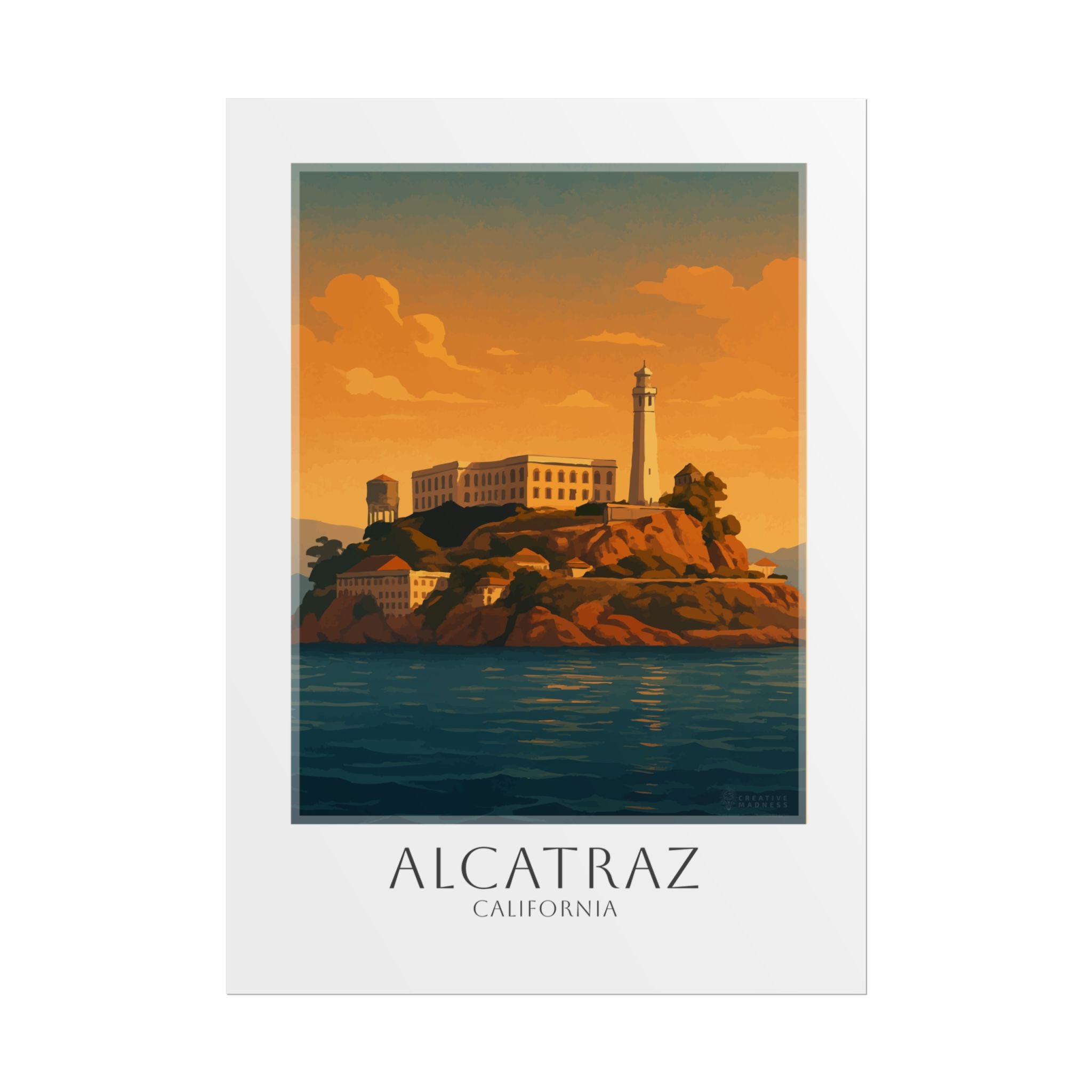 Alcatraz Travel Poster
