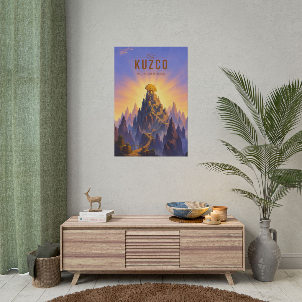 Kuzco Travel Poster