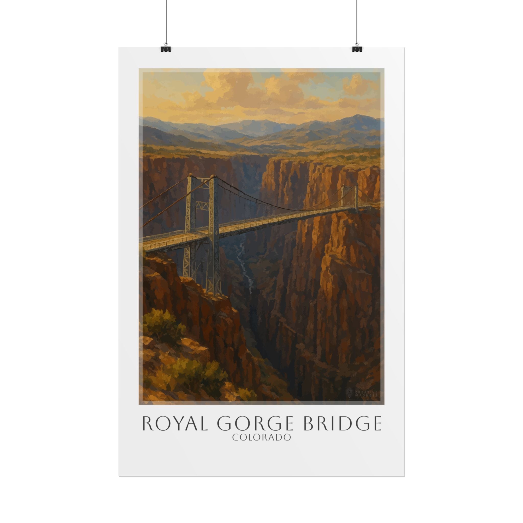 Royal Gorge Bridge Travel Poster
