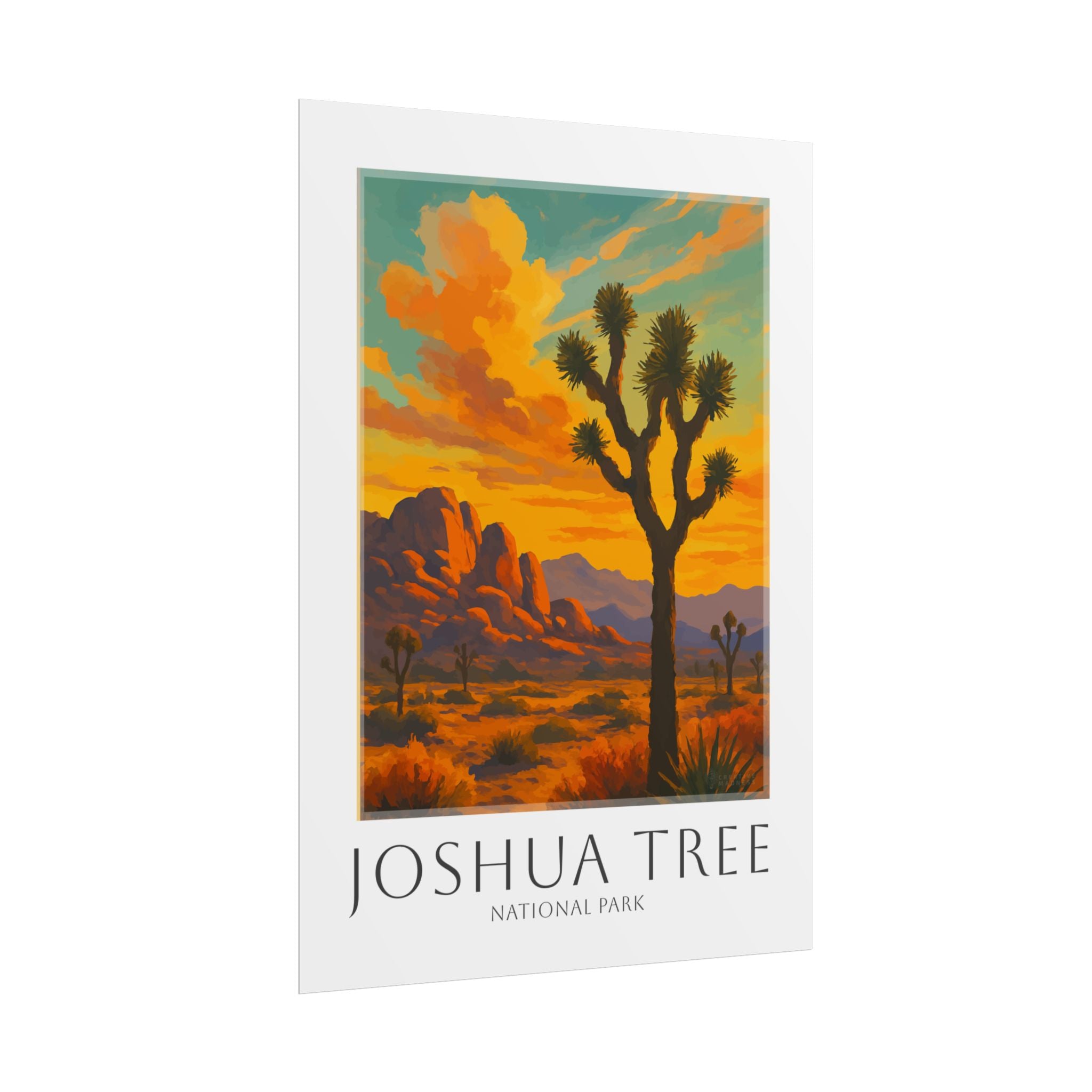 JOSHUA TREE * Travel Poster * National Park Wall Art