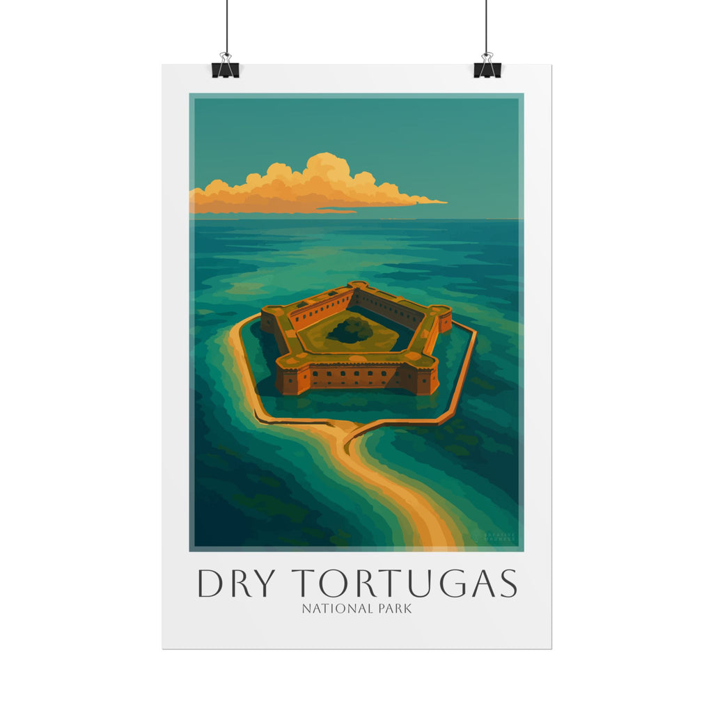 DRY TORTUGAS * Travel Poster * National Park Wall Art