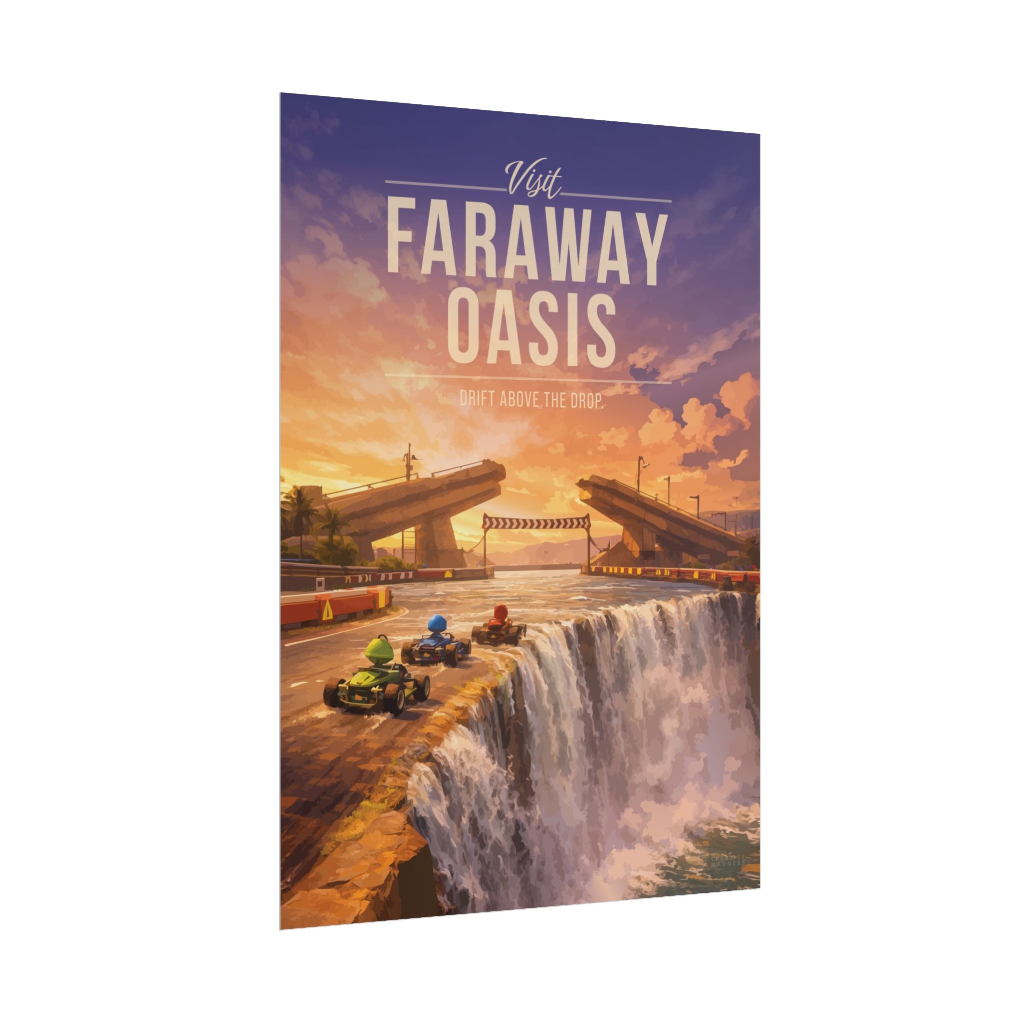 Faraway Oasis Travel Poster