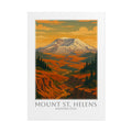 Mount St Helens Travel Poster