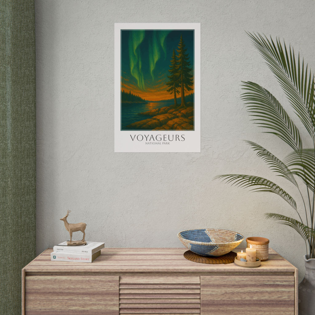 VOYAGEURS  * Travel Poster * National Park Wall Art