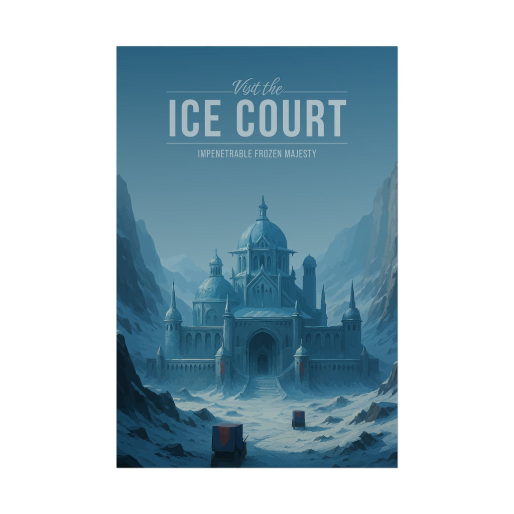 Ice Court Travel Poster