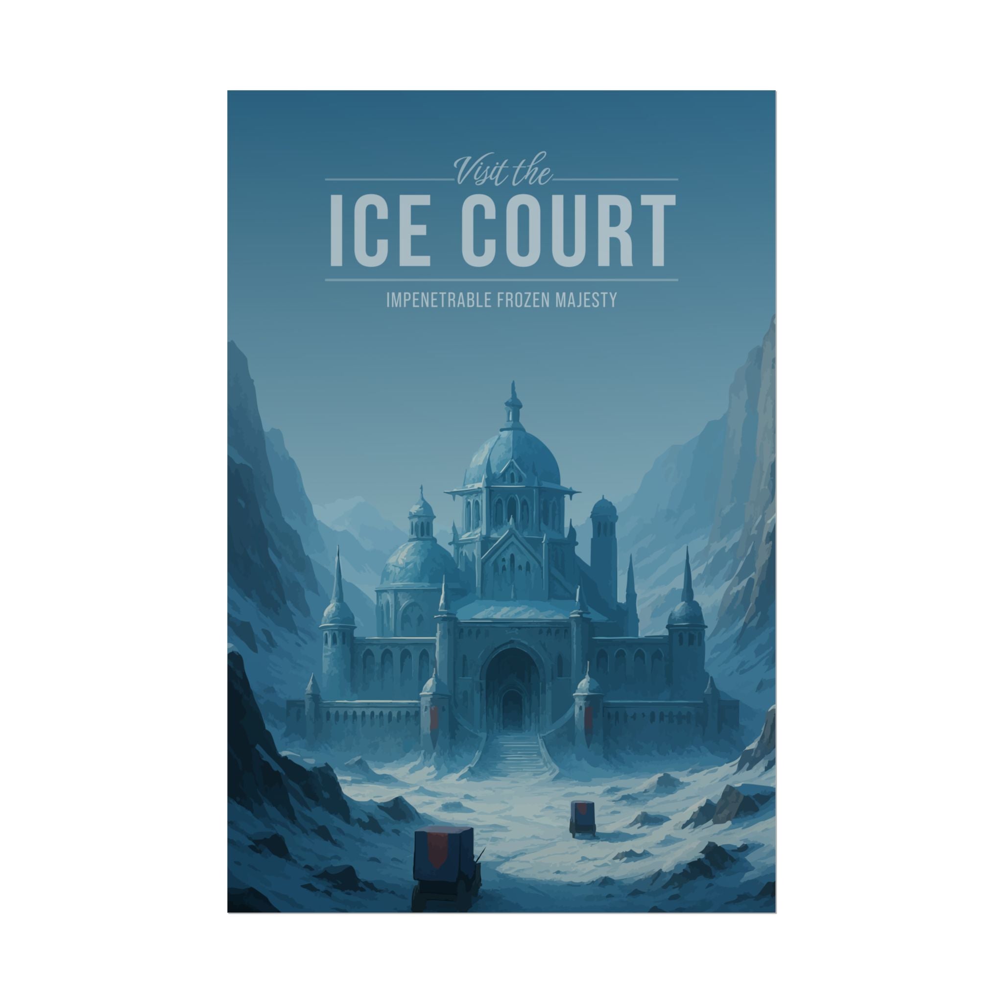 Ice Court Travel Poster