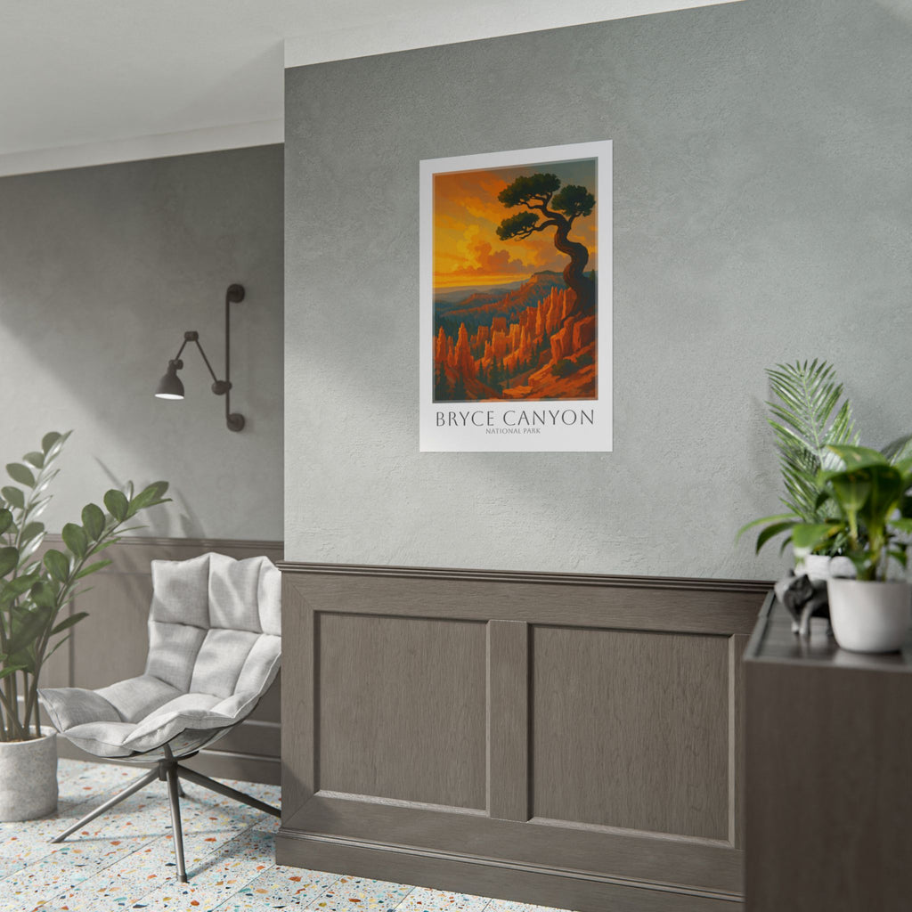BRYCE CANYON * Travel Poster * National Park Wall Art