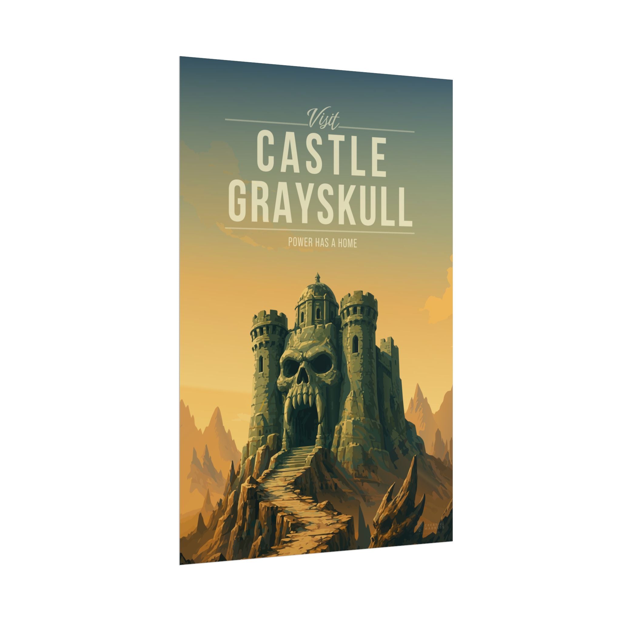 Castle Grayskull Travel Poster