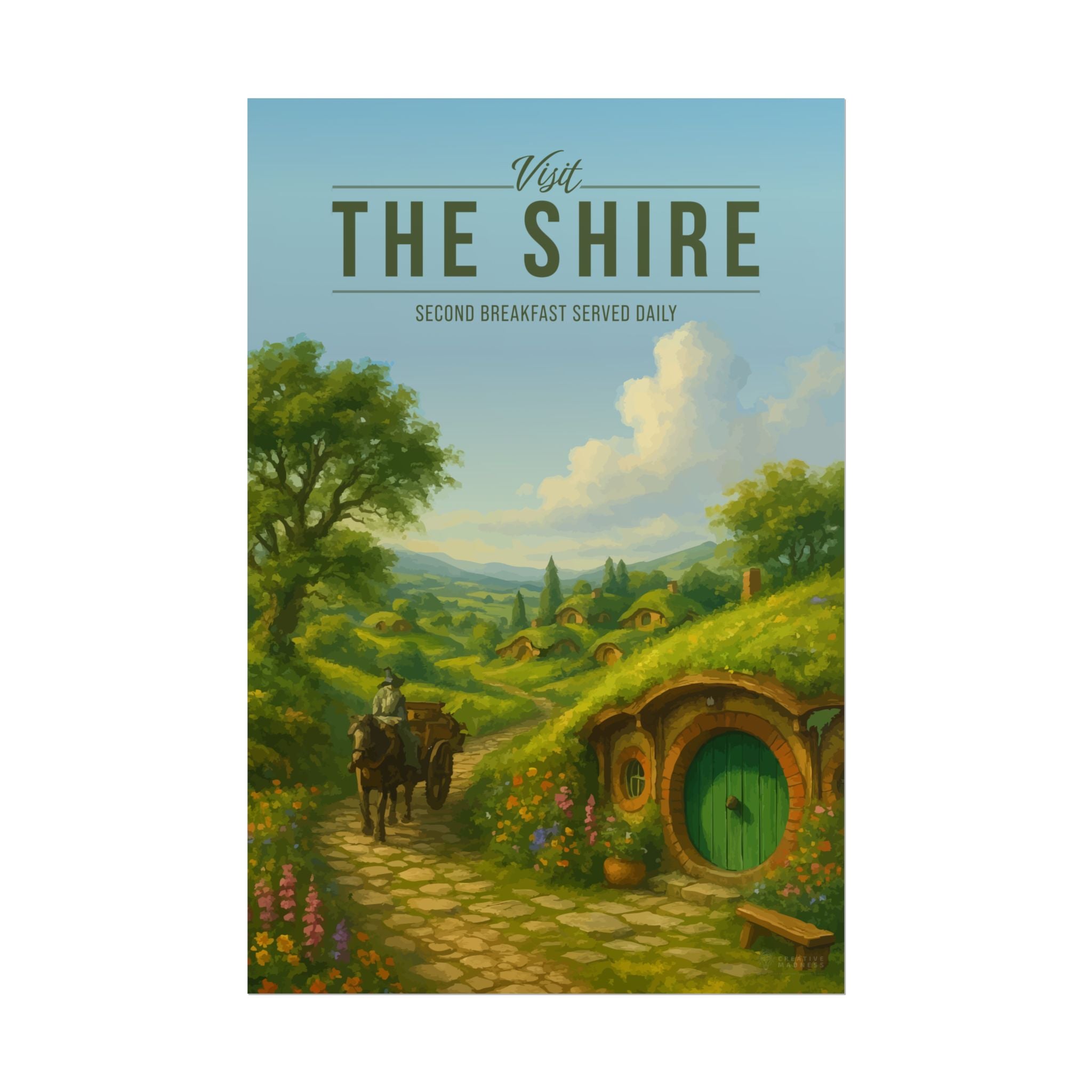 The Shire Travel Poster