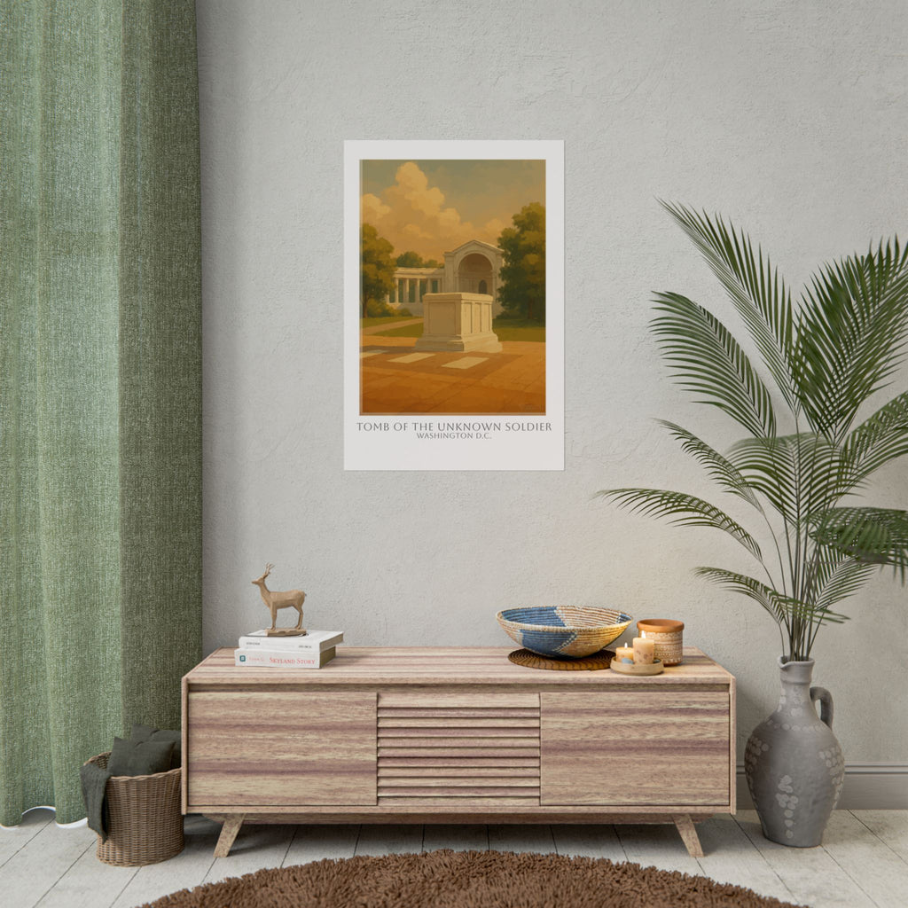 Tomb Of The Unknown Soldier Travel Poster