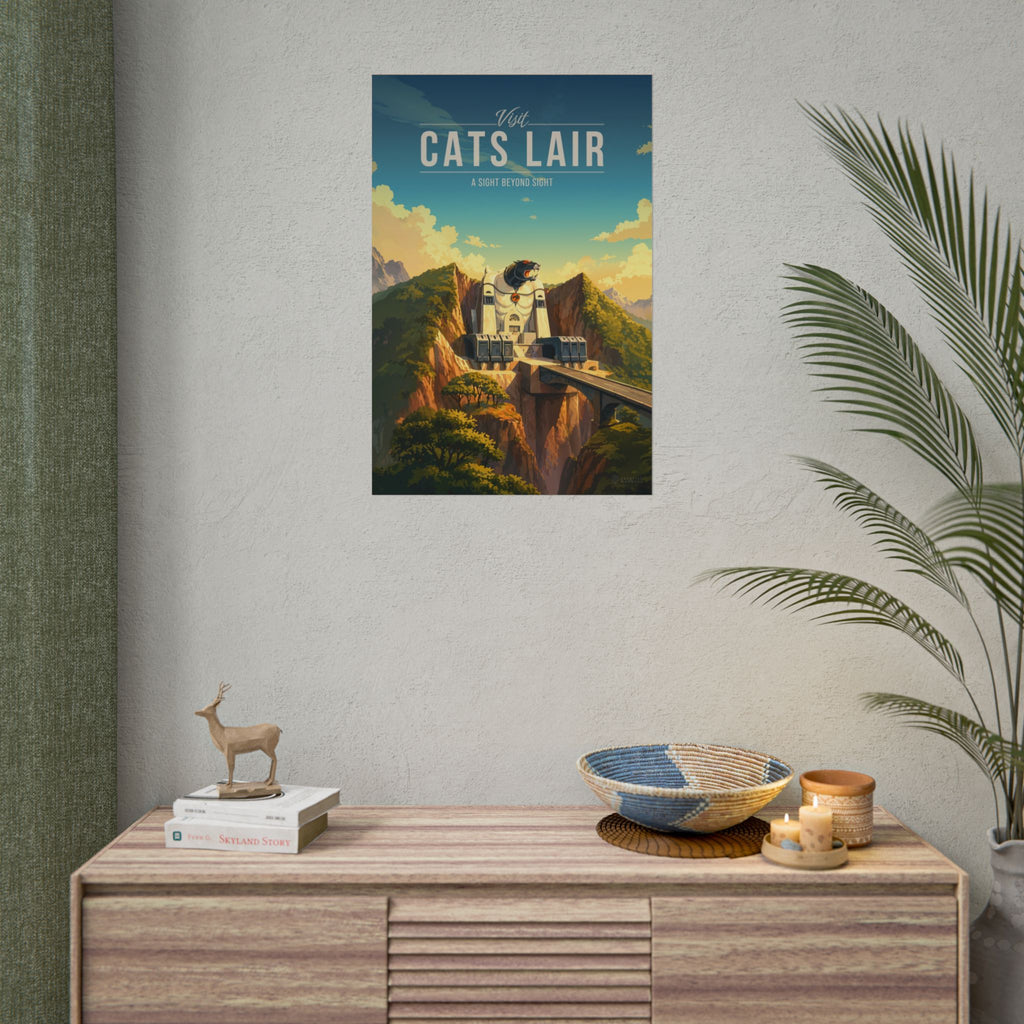 Cat'S Lair Travel Poster