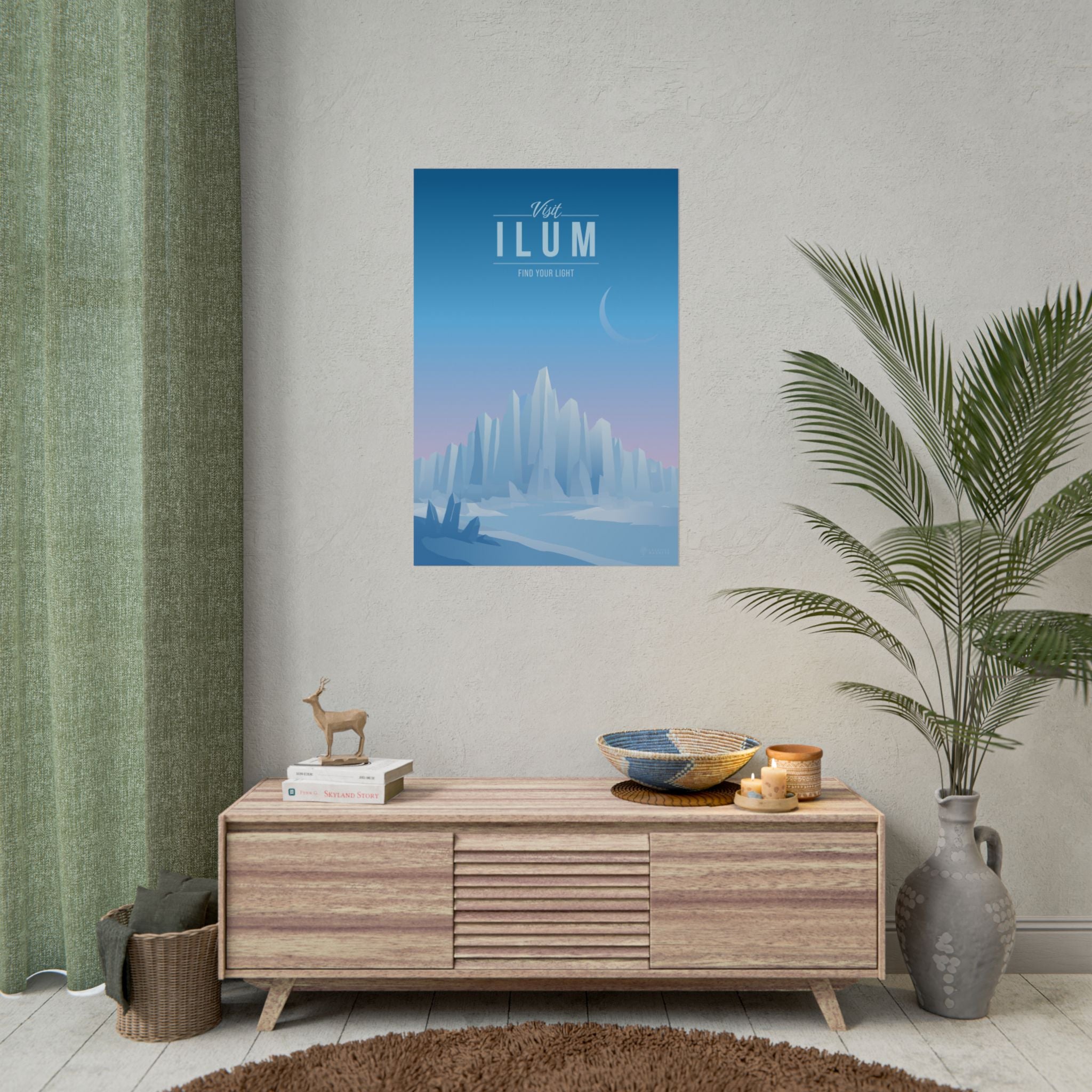 Ilum Travel Poster