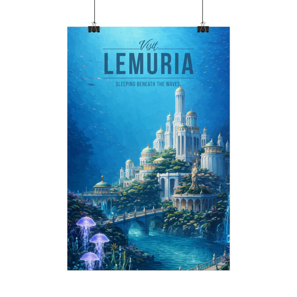 Lemuria Travel Poster