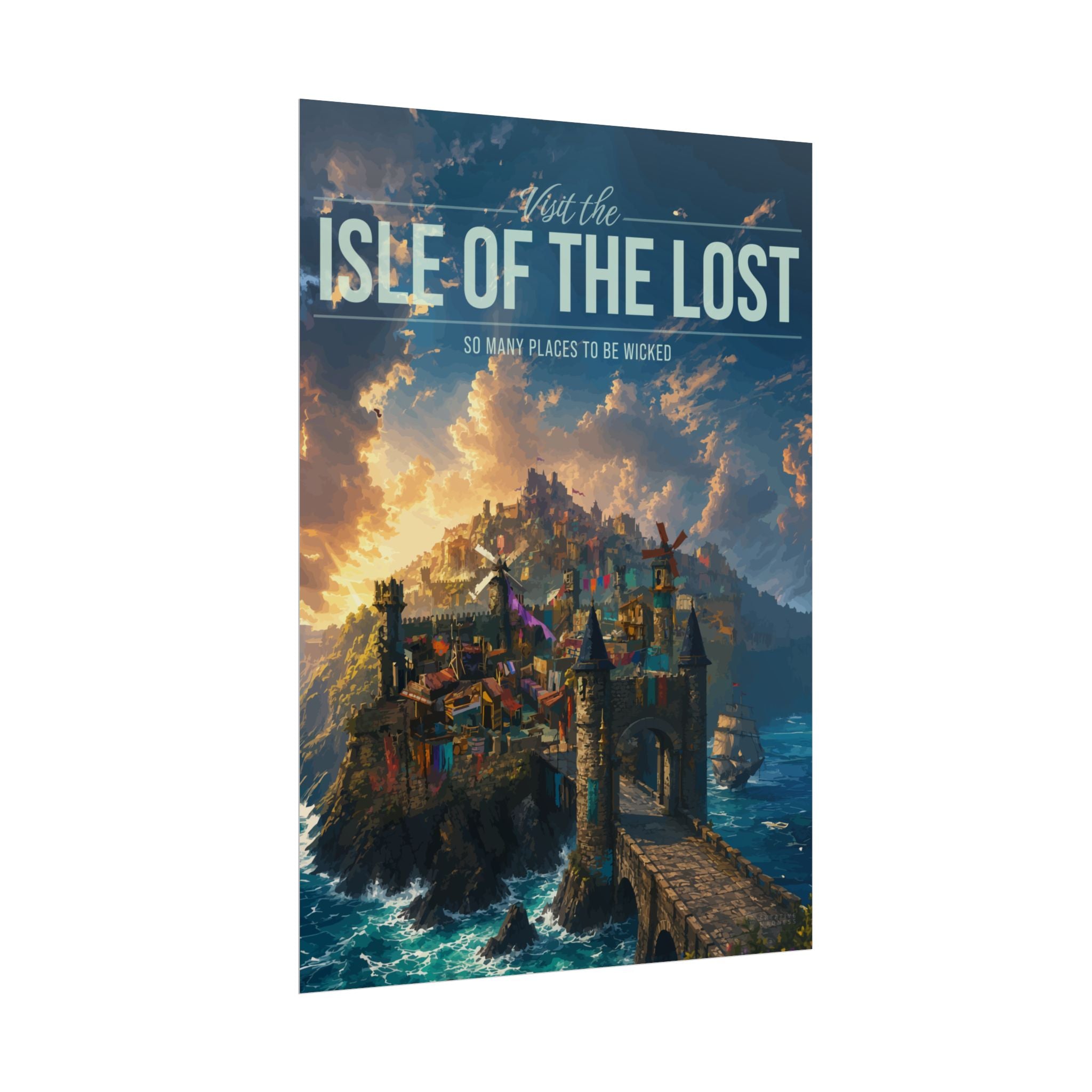 Isle Of The Lost Travel Poster