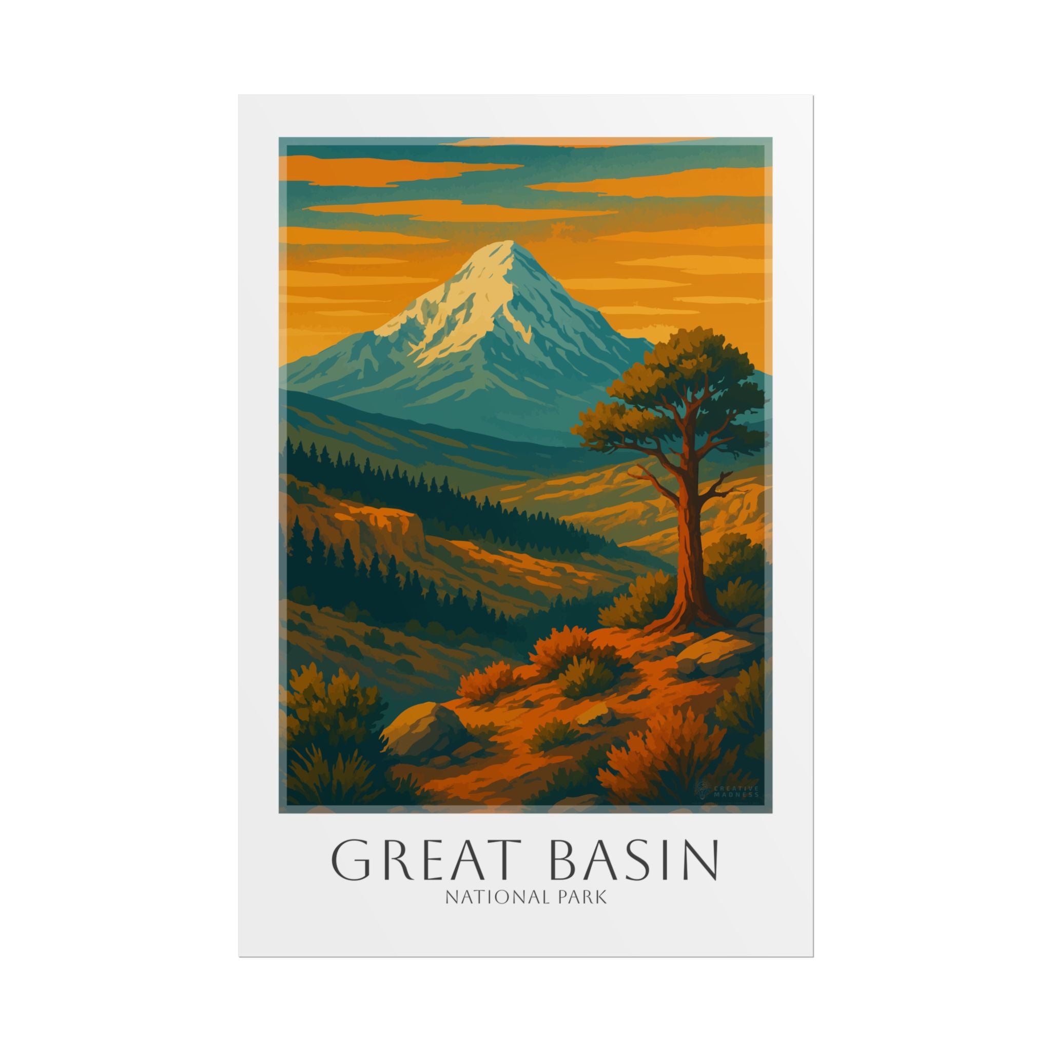 GREAT BASIN  * Travel Poster * National Park Wall Art