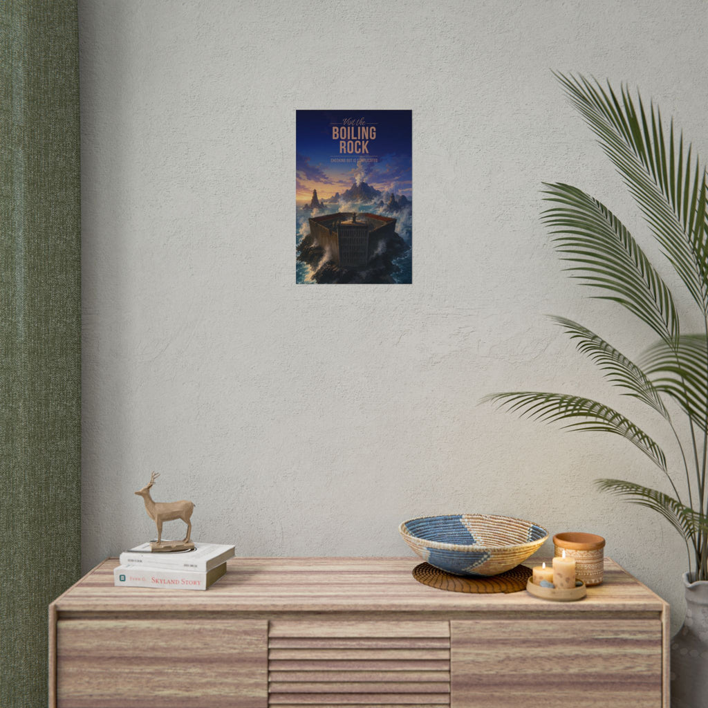 Boiling Rock Travel Poster