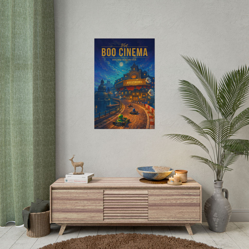 Boo Cinema Travel Poster