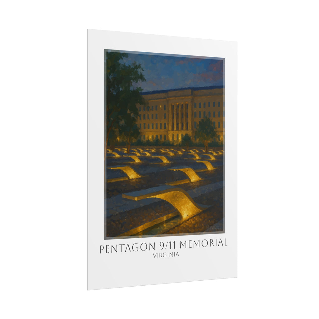 Pentagon 9-11 Memorial Travel Poster