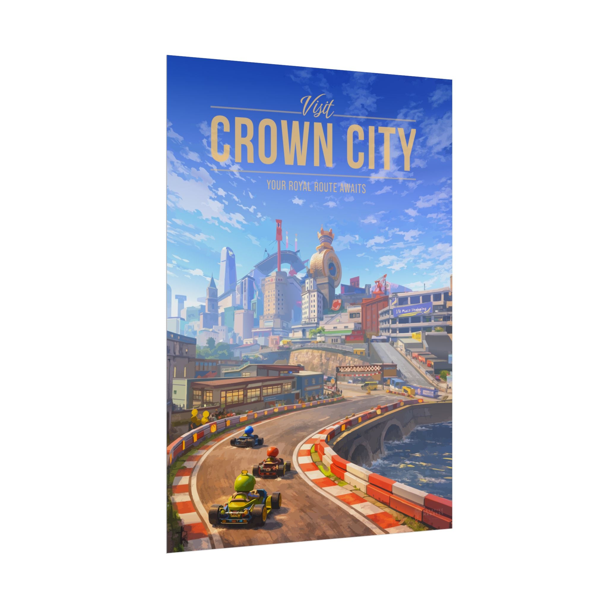 Crown City Travel Poster