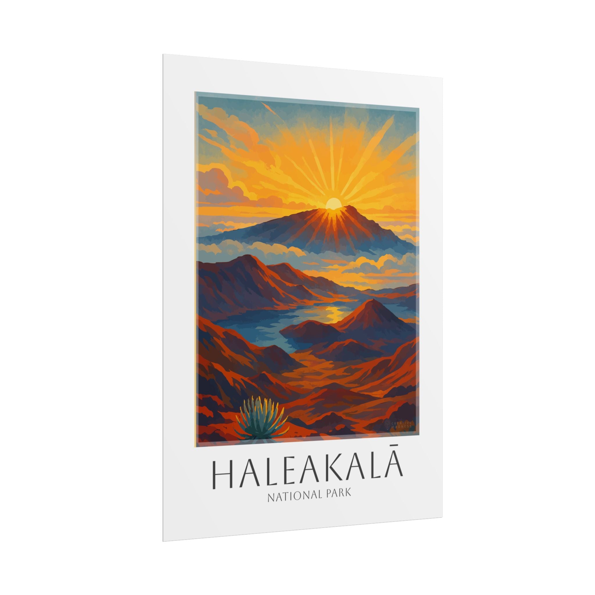 HALEAKALA  * Travel Poster * National Park Wall Art