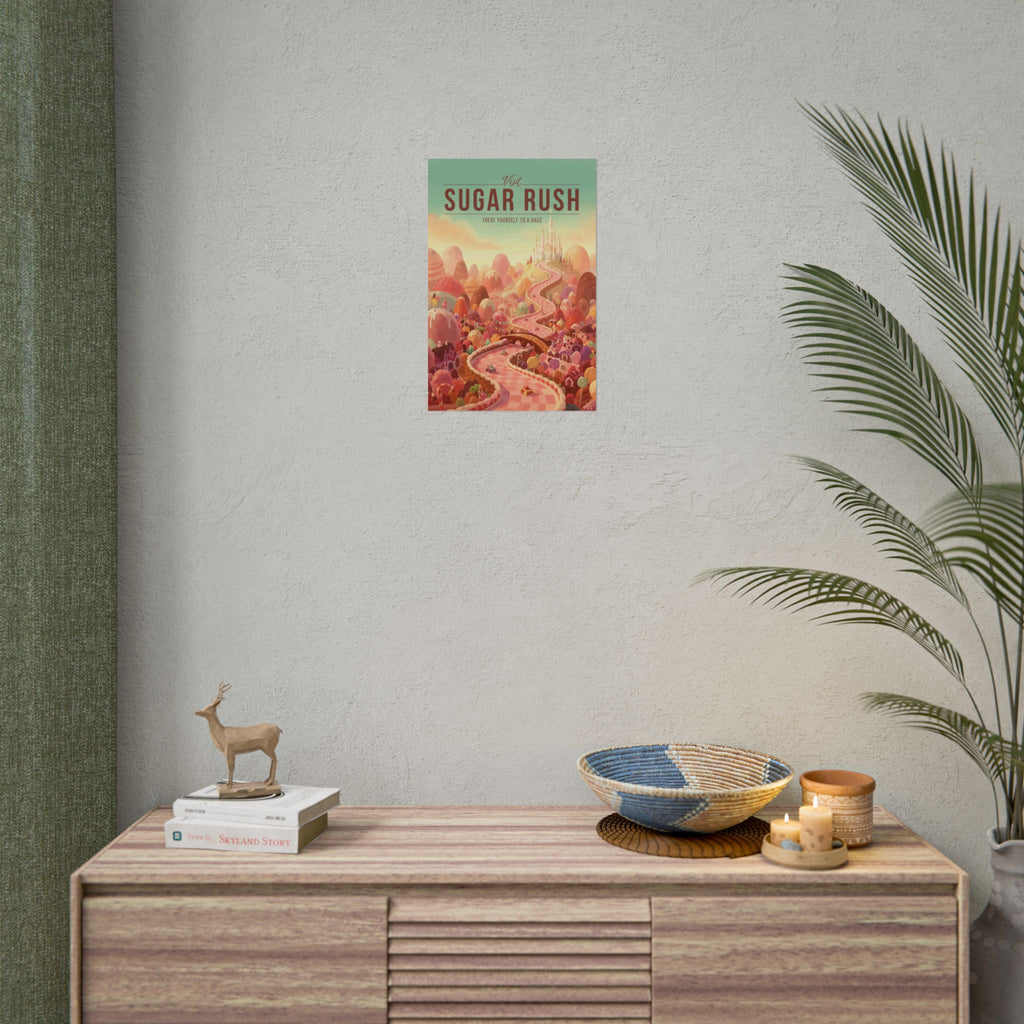 Sugar Rush Travel Poster