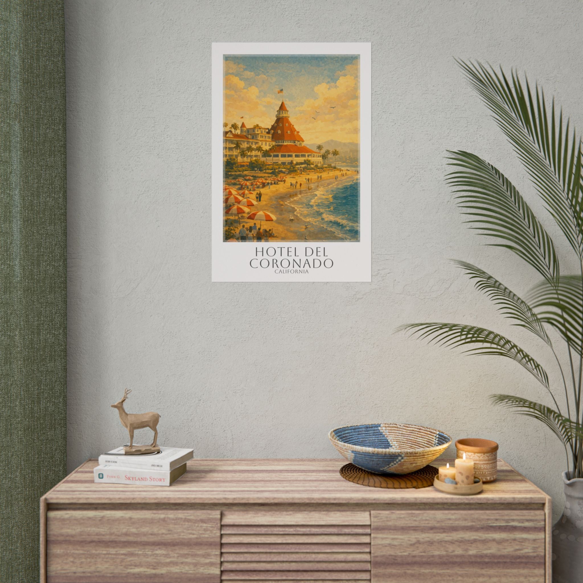 Hotel Del Coronado Travel Poster