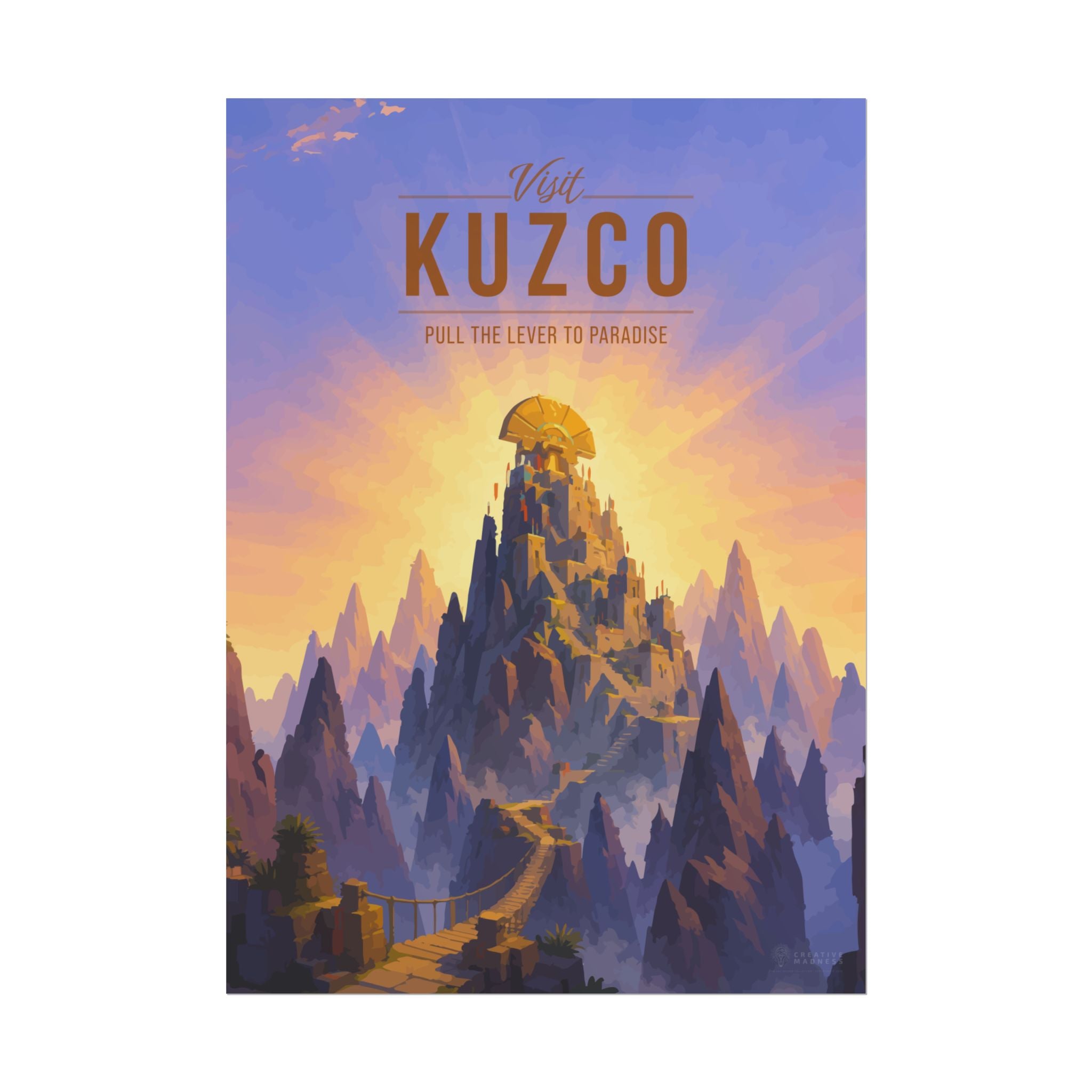 Kuzco Travel Poster