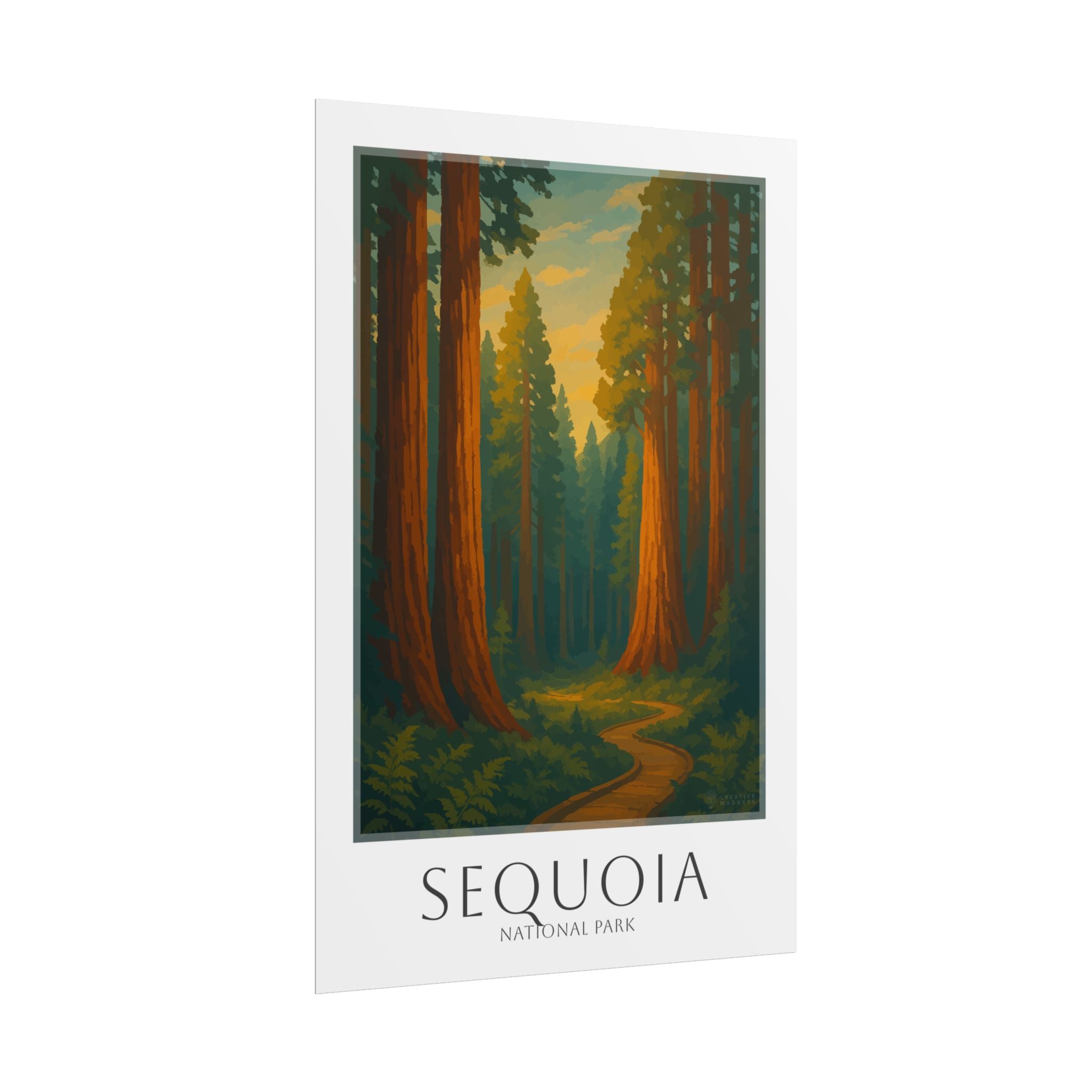 SEQUOIA  * Travel Poster * National Park Wall Art