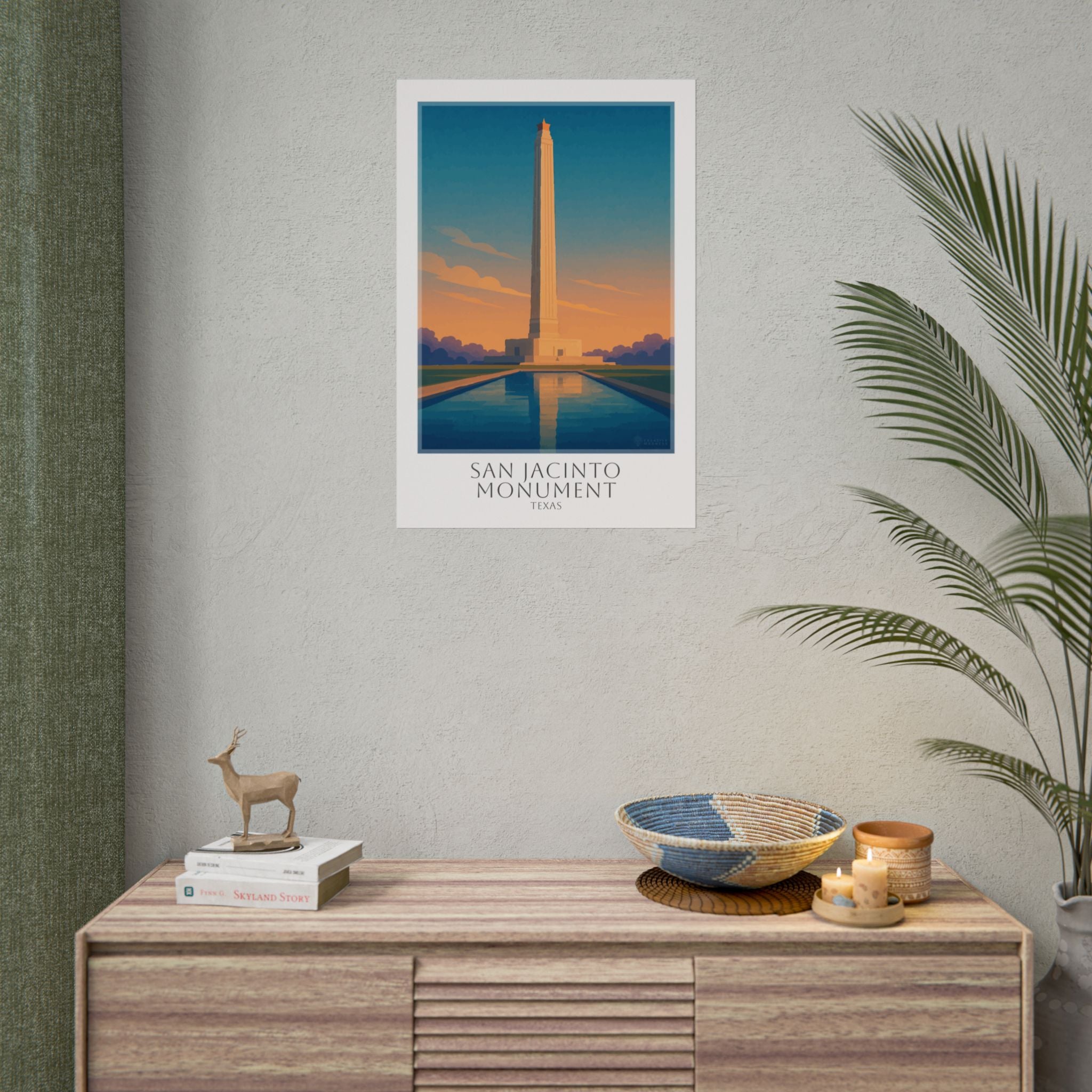 San Jacinto Travel Poster