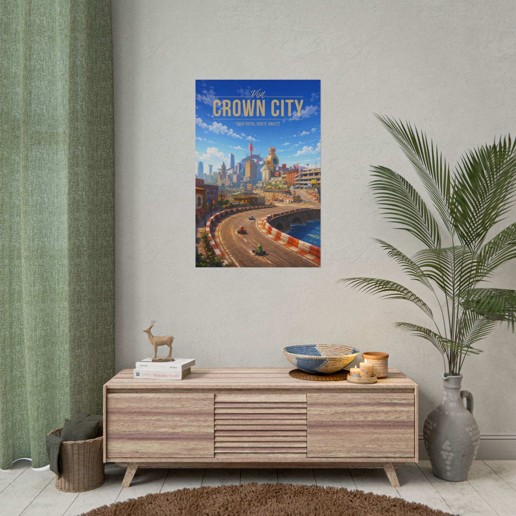 Crown City Travel Poster
