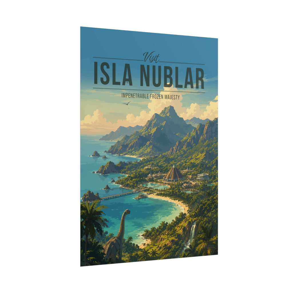 Isla Nublar Travel Poster