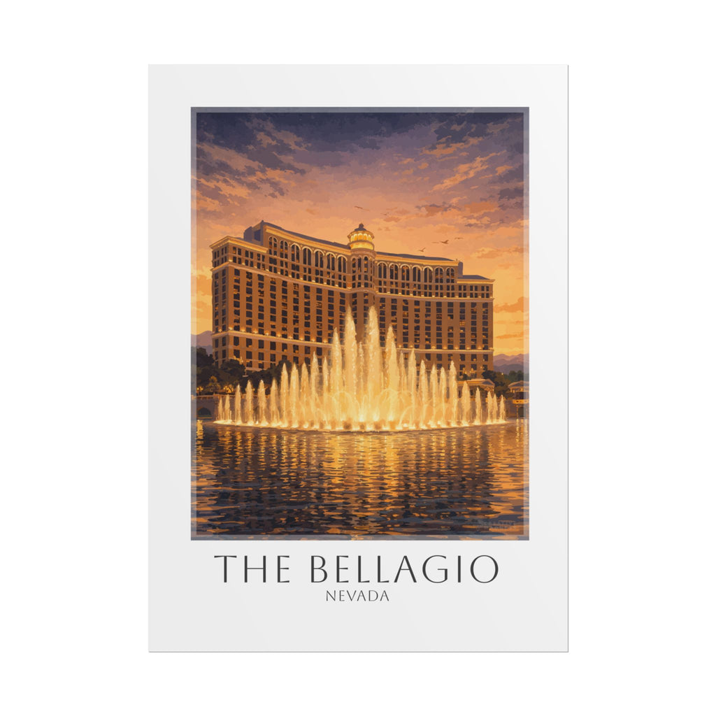The Bellagio Travel Poster