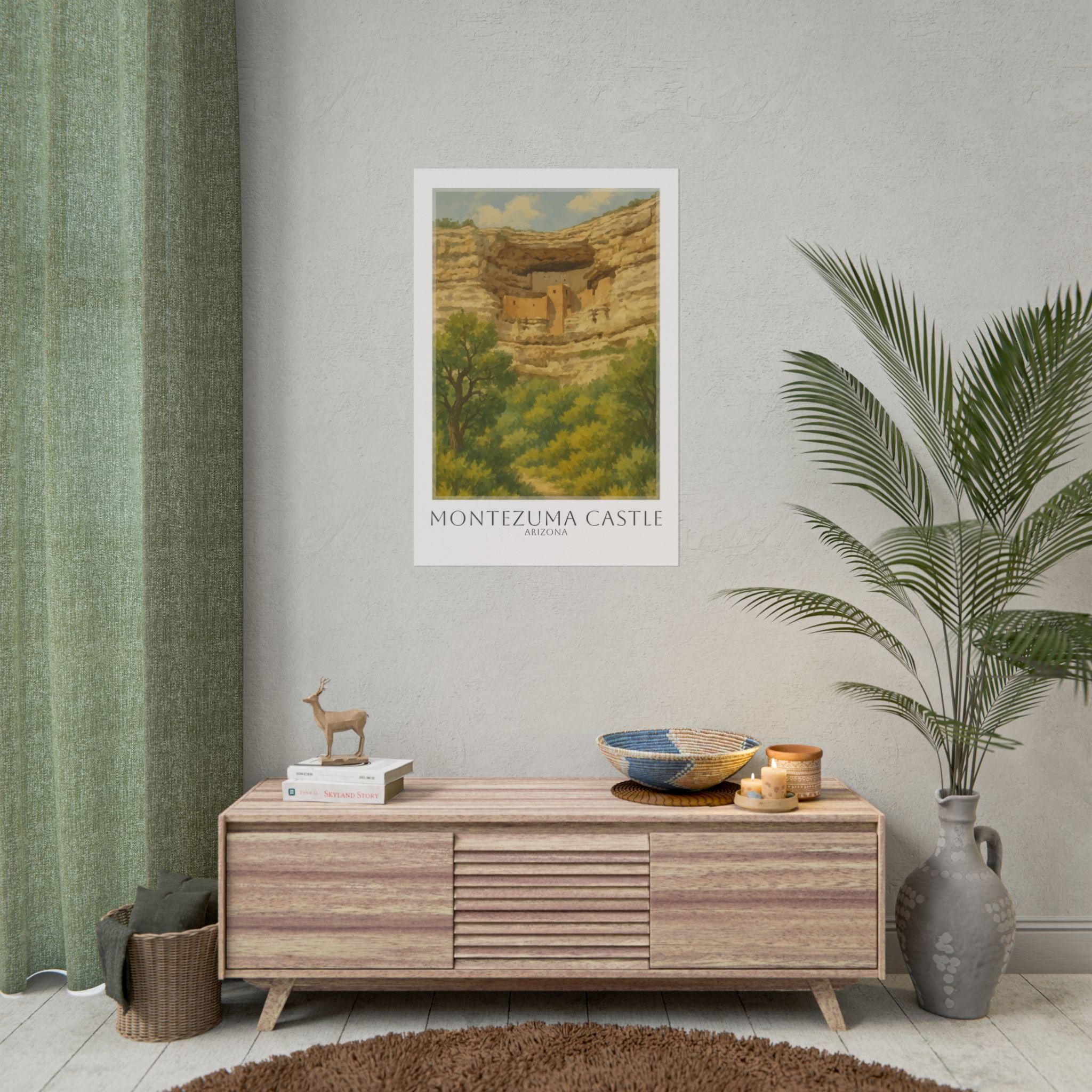 Montezuma Castle Travel Poster