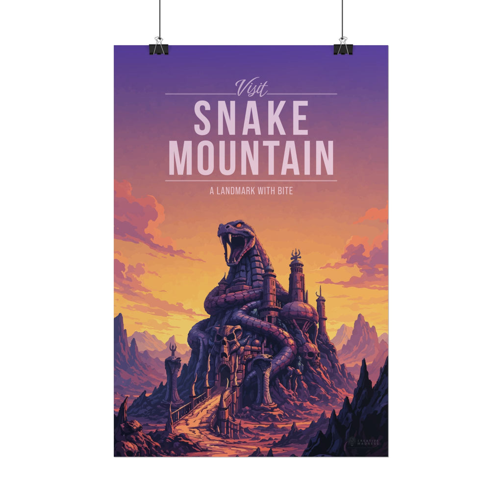 Snake Mountain Travel Poster