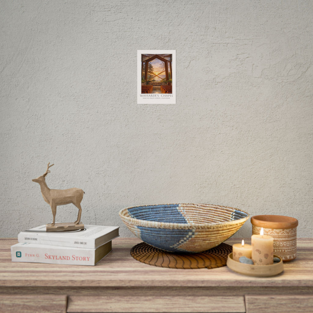 Wayfarers Chapel Travel Poster