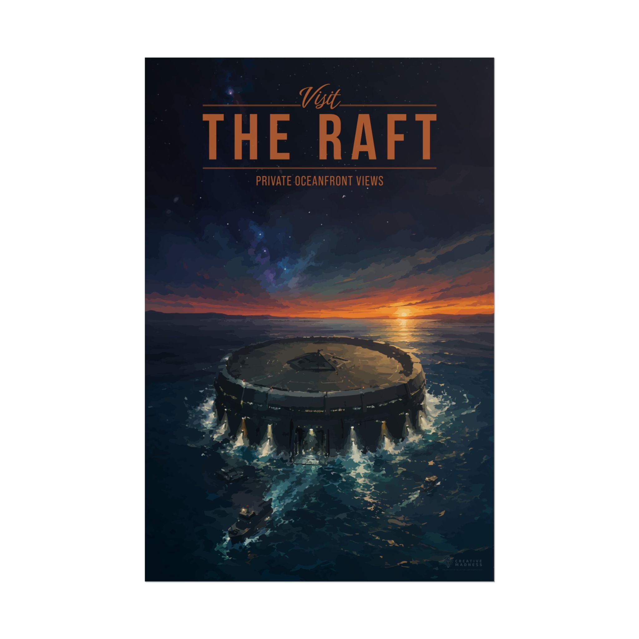 The Raft Travel Poster