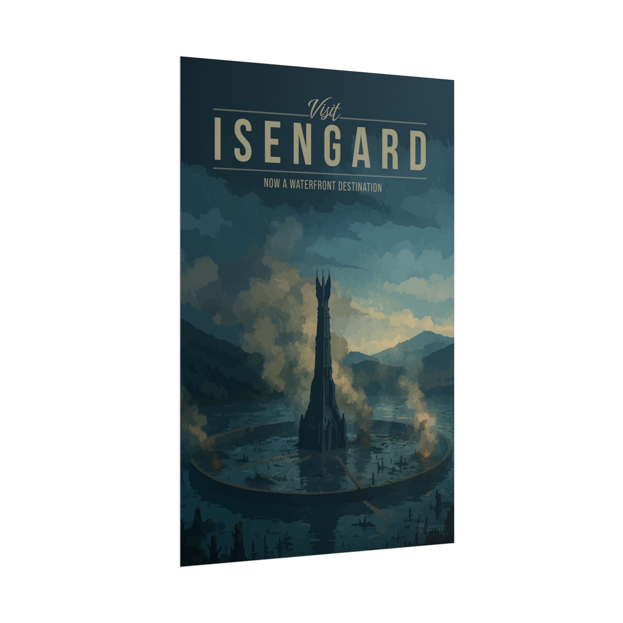 Isengard Travel Poster