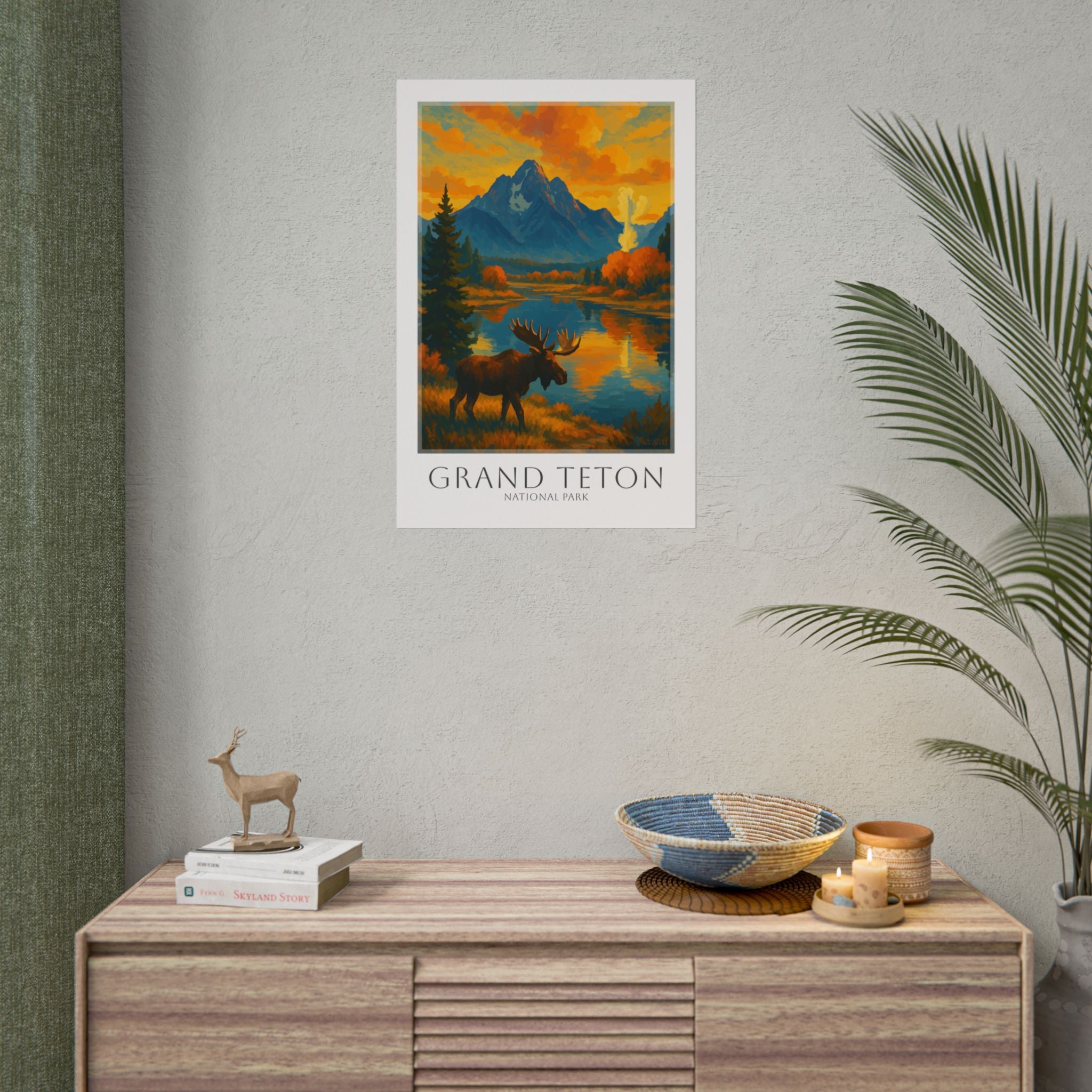 GRAND TETON   * Travel Poster * National Park Wall Art