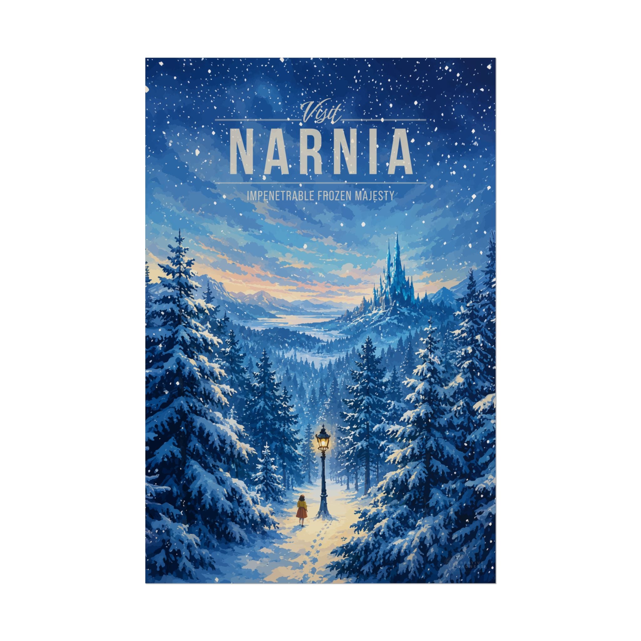 Narnia Travel Poster